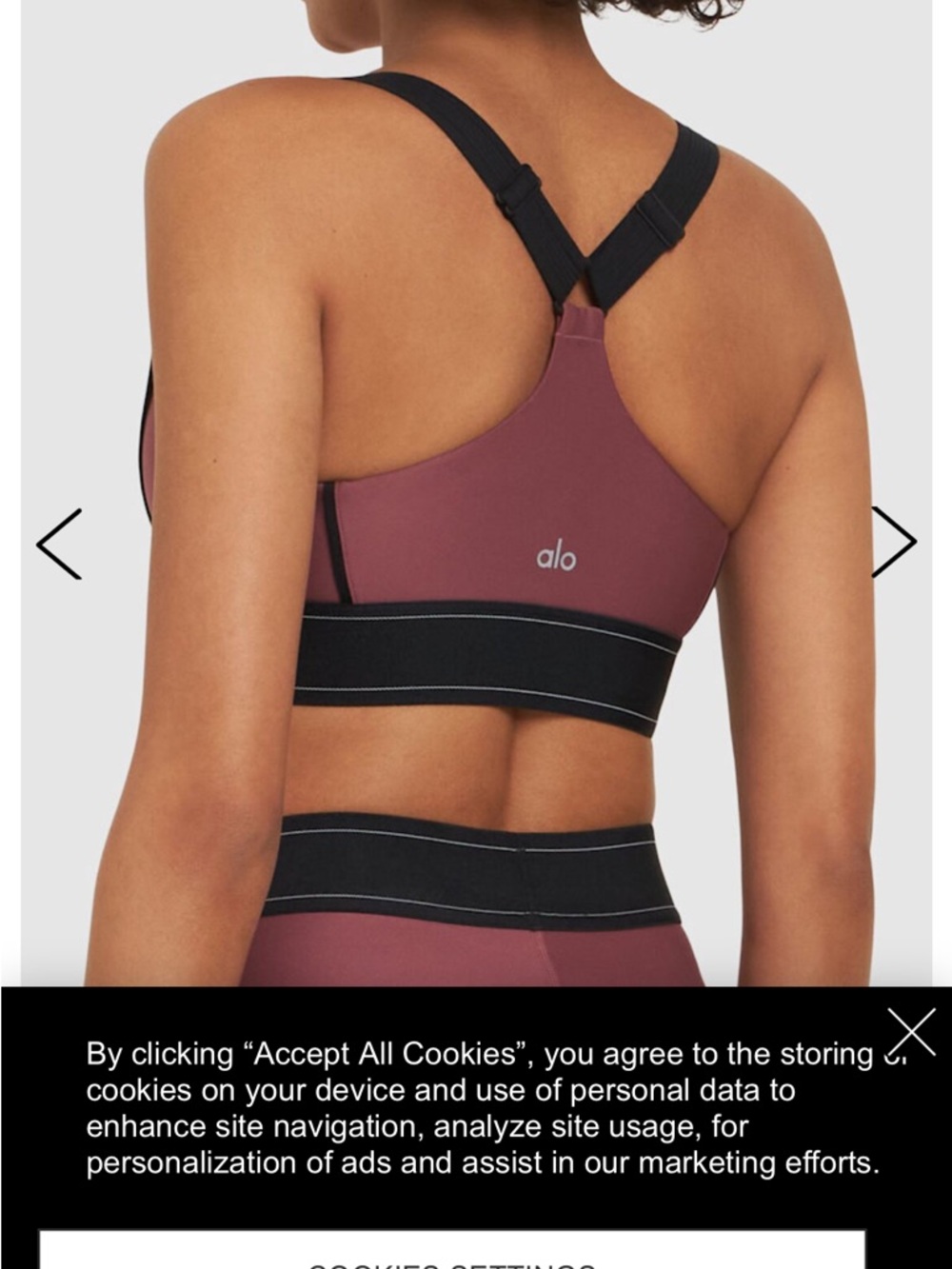 Alo Yoga Airlift Suit Up bra Size Large Rust/brown - Picture 3 of 4